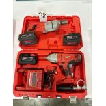 Assorted Milwaukee Tools