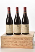 Musigny Grand Cru Vieilles Vignes 2010 Domaine Georges de Vogue 3 bts OWC In Bond