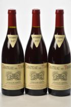 Cotes du Rhone Reserve 2017 Chateau des Tours 3 bts In Bond