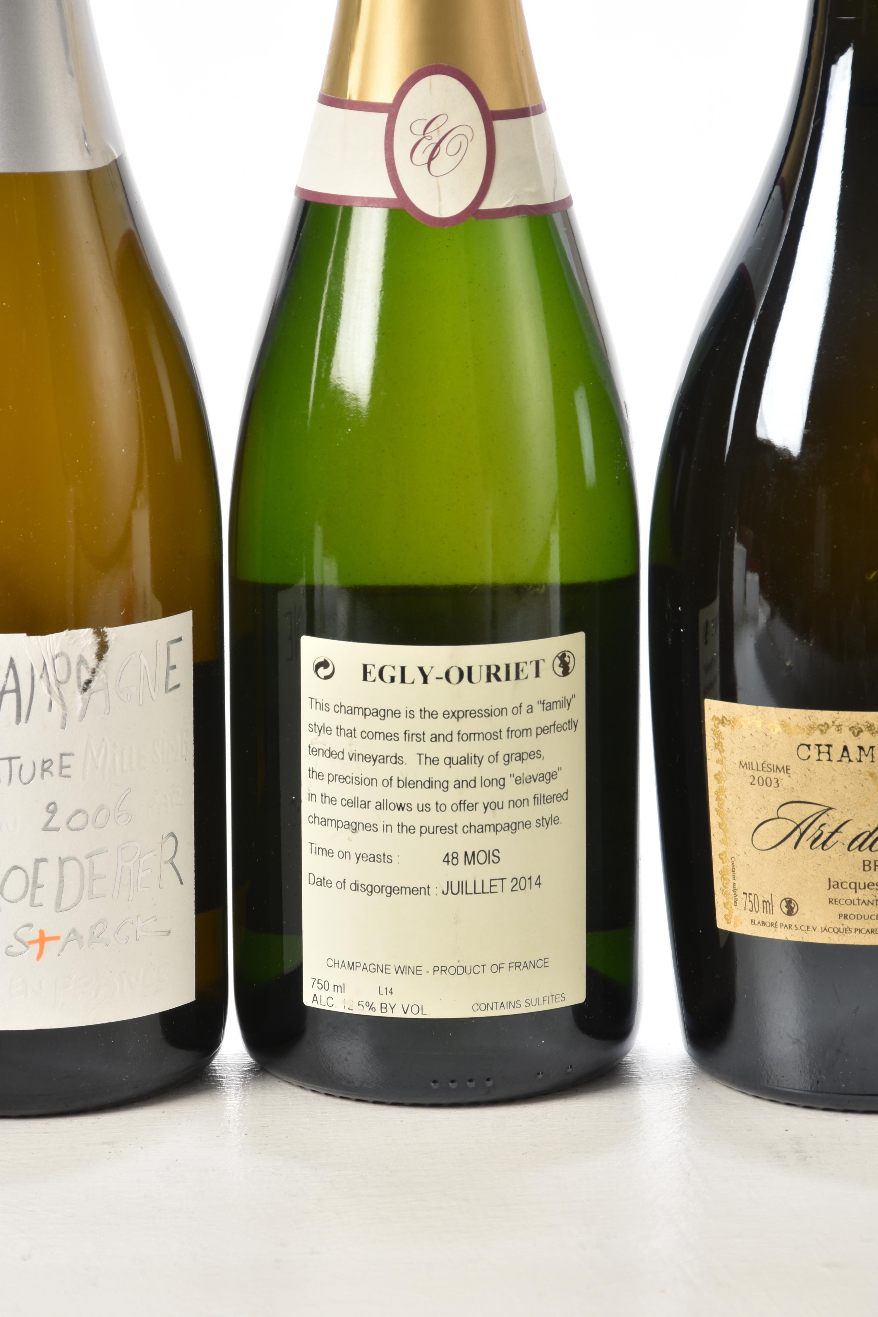 Champagne Egly Ouriet Brut Tradition GC Disgorged July 2014 1 bt Champagne Louis Roederer Brut Natur - Image 2 of 2