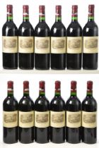 Chateau Lafite Rothschild 1996 Pauillac 12 bts OWC In Bond