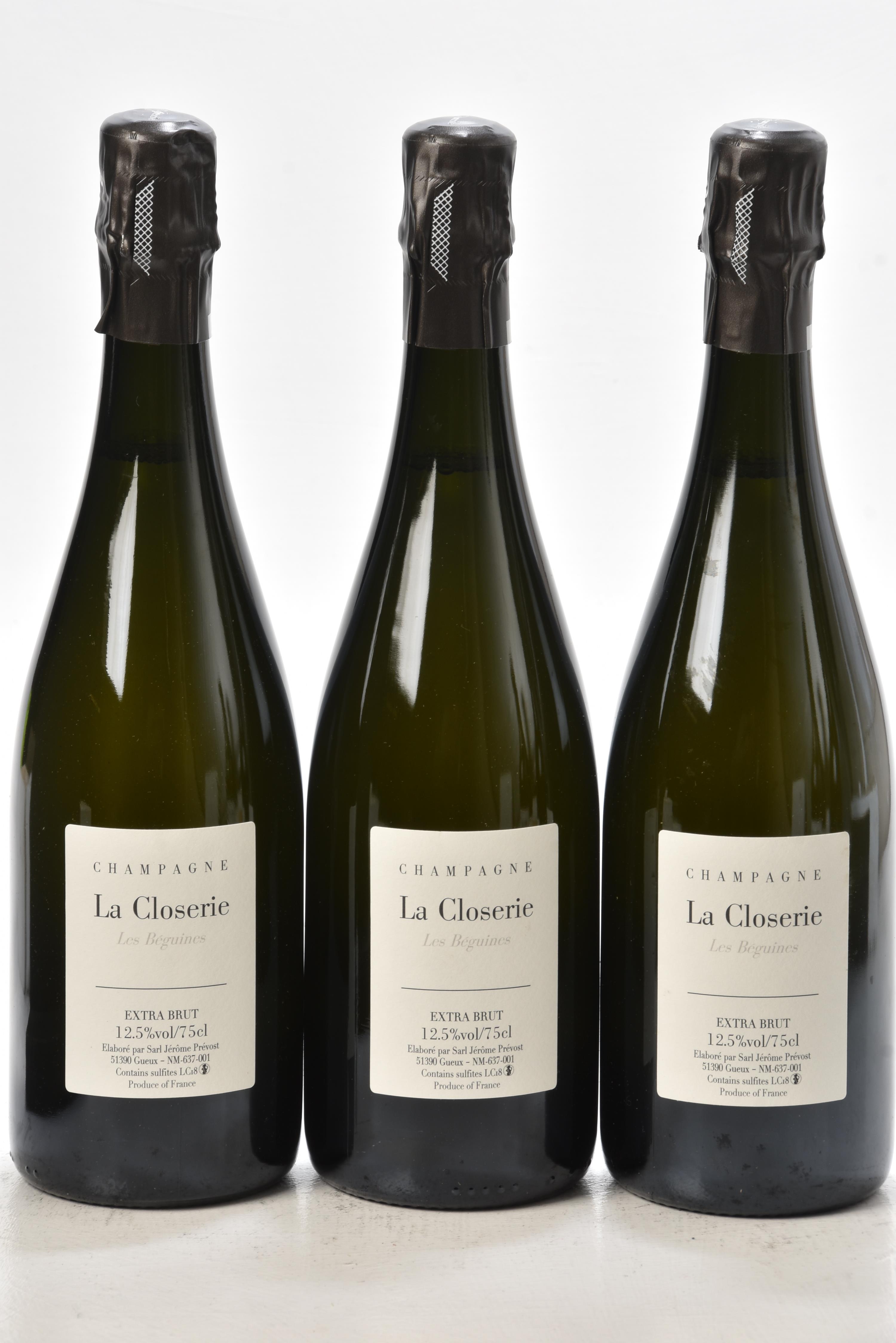 Champagne Les Beguines LC18 La Closerie NV Jerome Prevost 3 bts In Bond - Image 2 of 2
