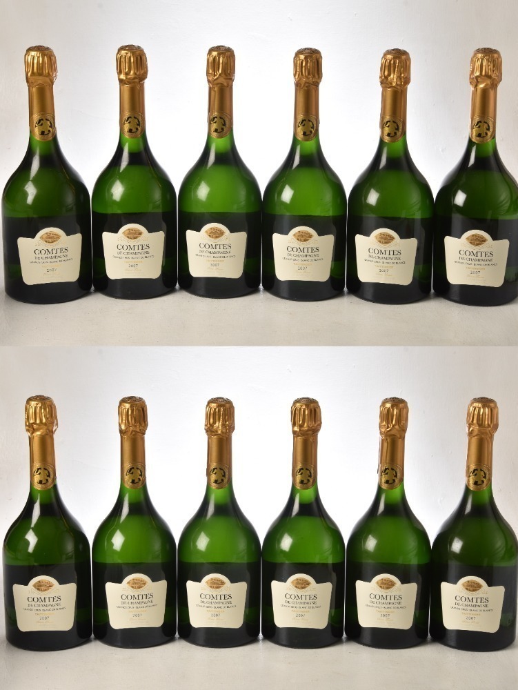 Champagne Taittinger BdB Comtes de Champagne 2007 2 x 6 bts OCC In Bond