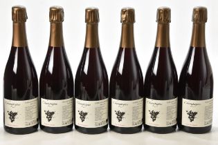 Champagne Emmanuel Brochet Rose de Saignee Extra Brut NV 6 bts OCC In Bond