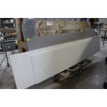 All to go - Solid surface remnants - 5 pieces up to 12' long - cart not inc