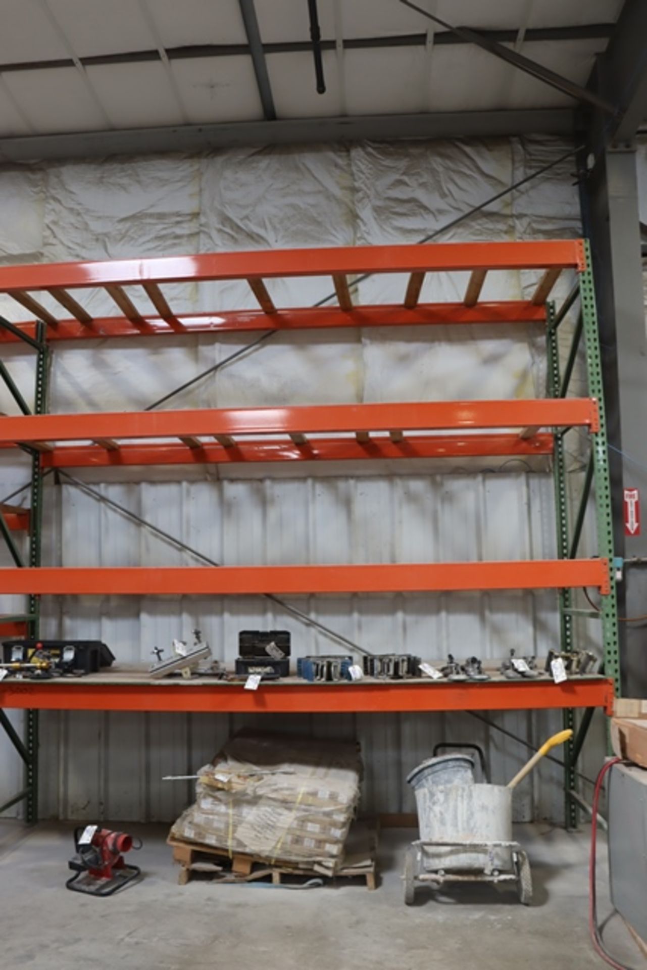 Times 2 - 42" x 12' x 12' tear drop pallet racking - no decking - great con - Image 3 of 3