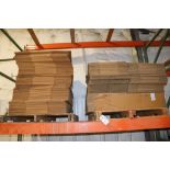 Times 2 - Pallets of 12" x 12" x 12" & 20" x 20" x 12" cardboard boxes