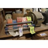 Label dispenser & box tape dispenser w/ 3 tape rolls