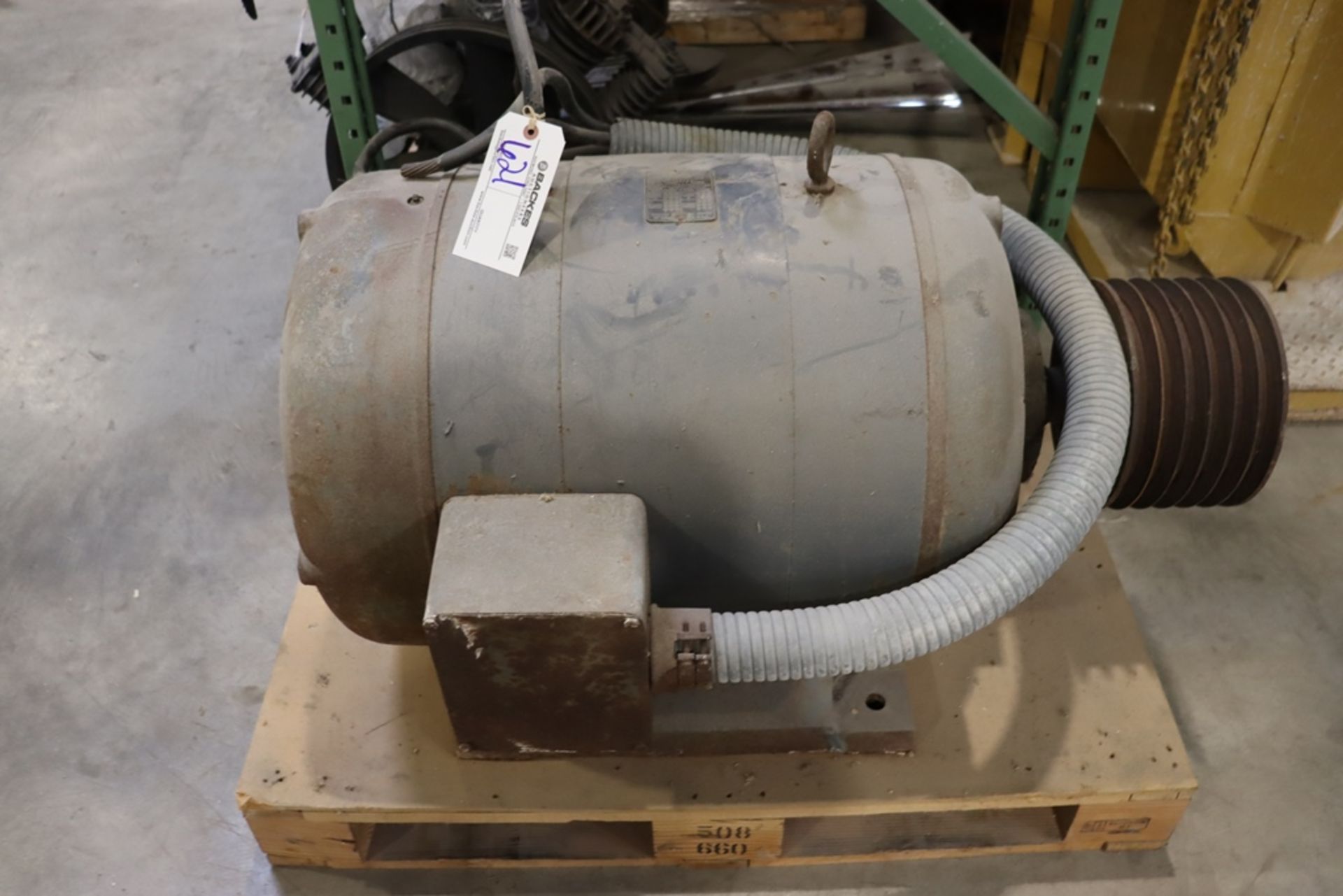 Valley 60 hp electric motor, 220/440 volt, 3 phase