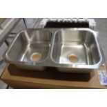 New Elkay Omni Pro OMU3118 stainless 18.5" x 32" kitchen sink