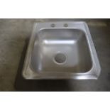 New Dayton 17" x 19" stainless sink