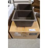 New Elkay ELG3322MCO quartz 18.75" x 33" brown sink