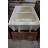 New Swanstone KSDB-3322 double bowl kitchen sink