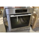 Miele H4882BP built on electric oven