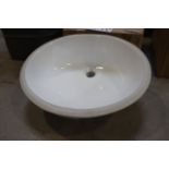 Case of 3 New Gerber PL-3059 white colored lavatory sinks