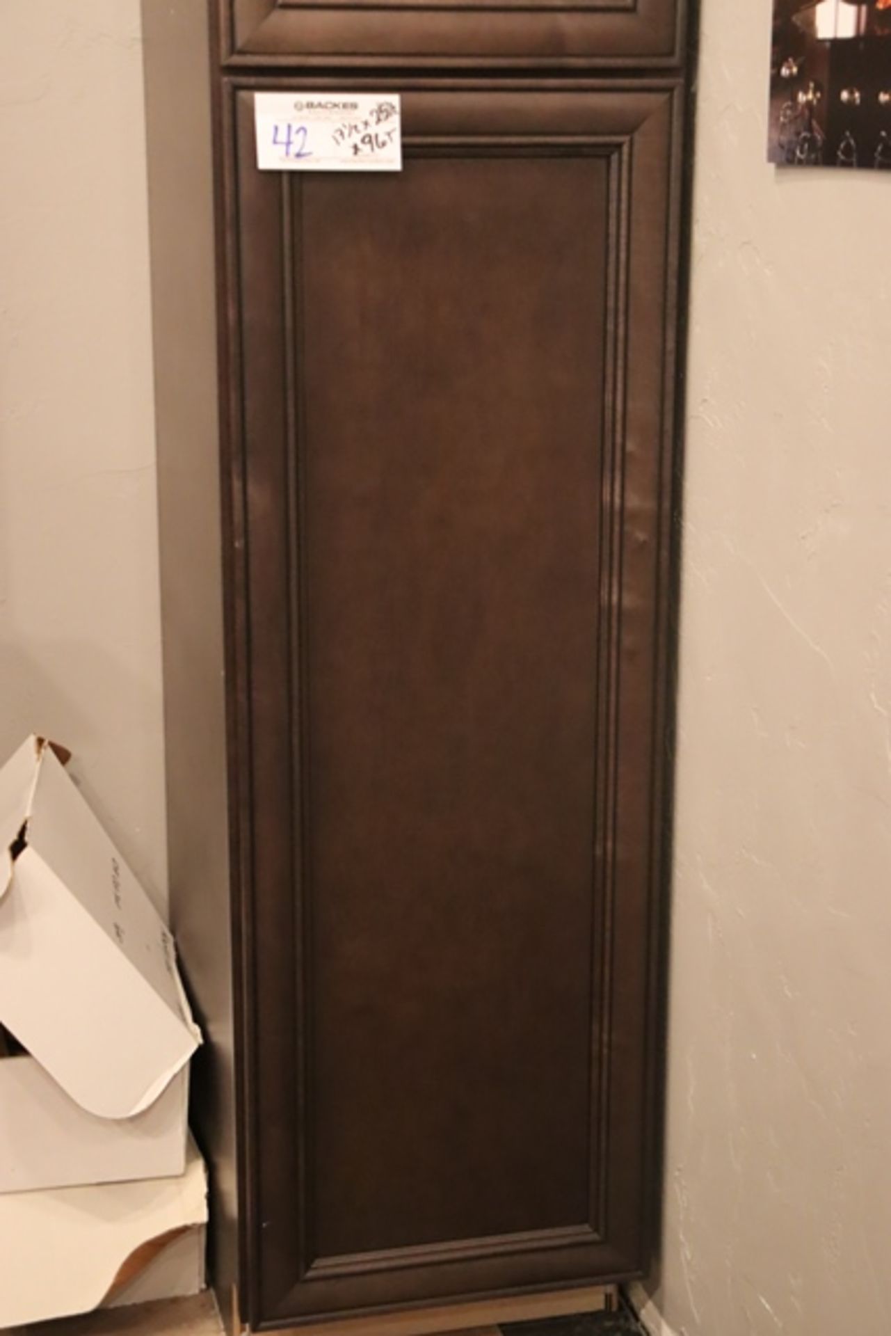 17.5" x 25.5" x 96" tall pantry cabinet - Image 2 of 2