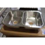 New Elkay Omni Pro OMU3118 stainless 18.5" x 32" kitchen sink