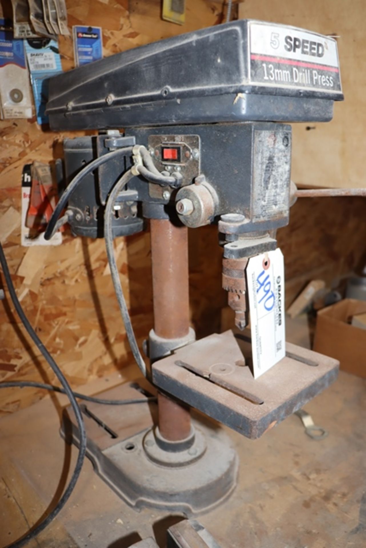 Bench top 5 speed, 13mm drill press - Image 2 of 3