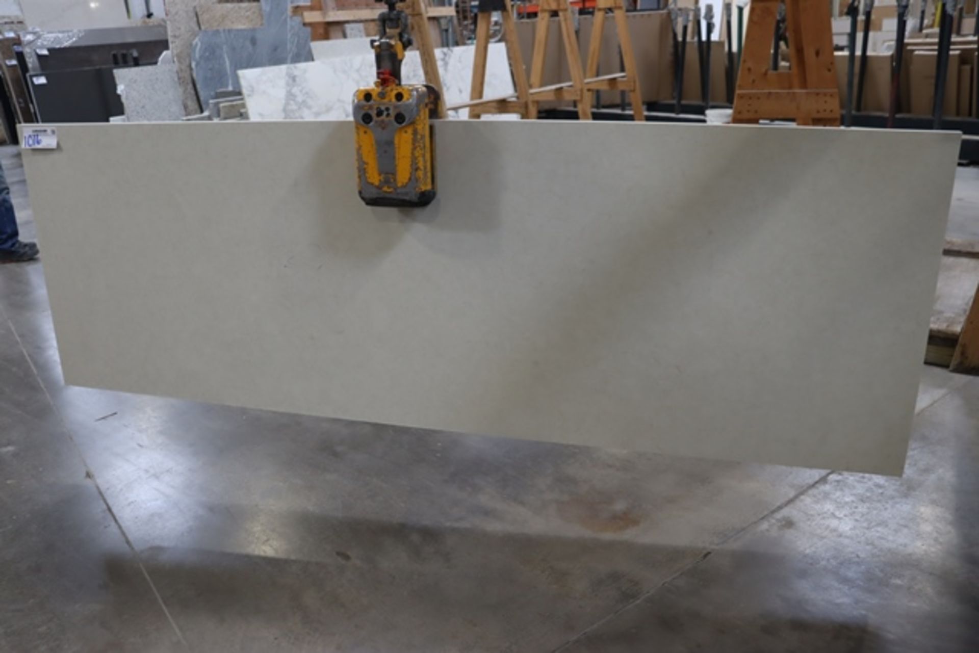 35" x 106" x 1 3/16" Thick solid surface top - Image 2 of 3