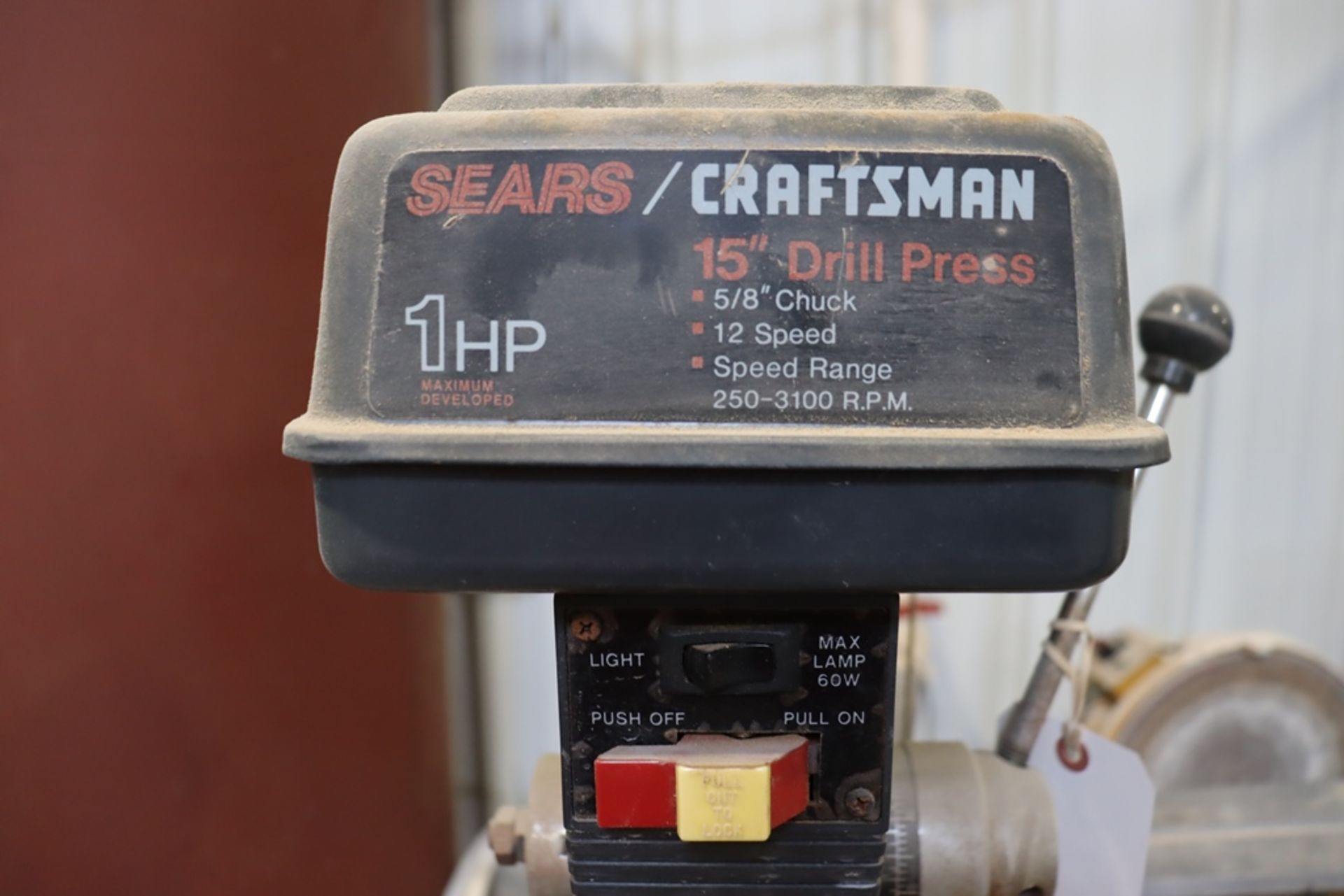 Craftsman 1HP floor mount drill press with 12" drilling table - Image 4 of 4