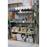 24" x 48" x 70" galvanized steel rack - showing rust