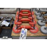 Times 2 - Sets of red suction lift handles