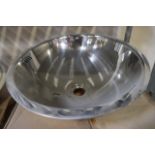 New 15" stainless polished rim sink