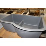 New Elkay ELGHU3322RYGO quartz classic dual divide 22" x 33" drop in sink