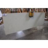 35" x 106" x 1 3/16" Thick solid surface top