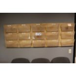 24" x 72" wall mount file organizer