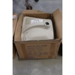 Pair to go - New Gerber PL-3099 white colored lavatory sinks
