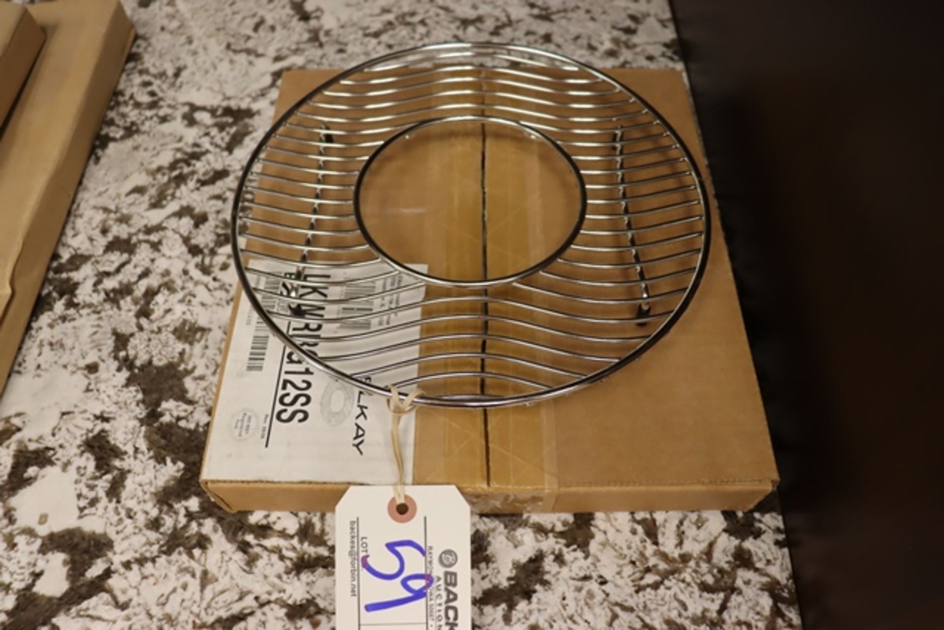 New Elkay 12" round stainless wire sink grids