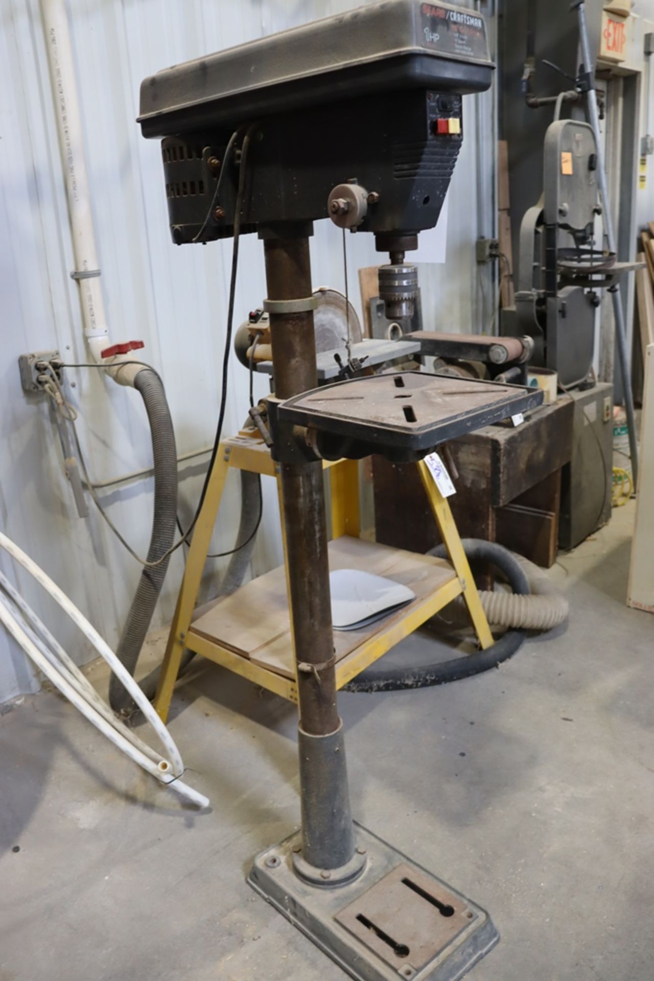 Craftsman 1HP floor mount drill press with 12" drilling table - Image 2 of 4