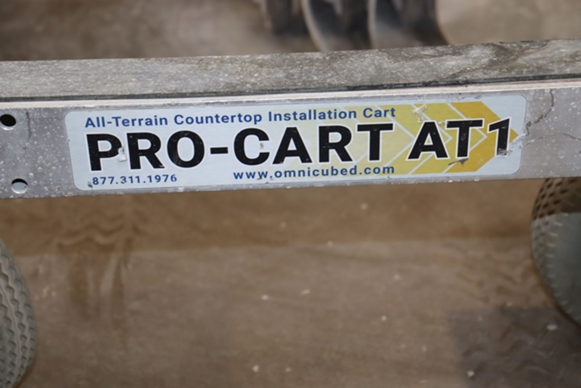 OMNI CUBED Pro Cart AT1 All Terrain Countertop Install Cart - Image 3 of 3