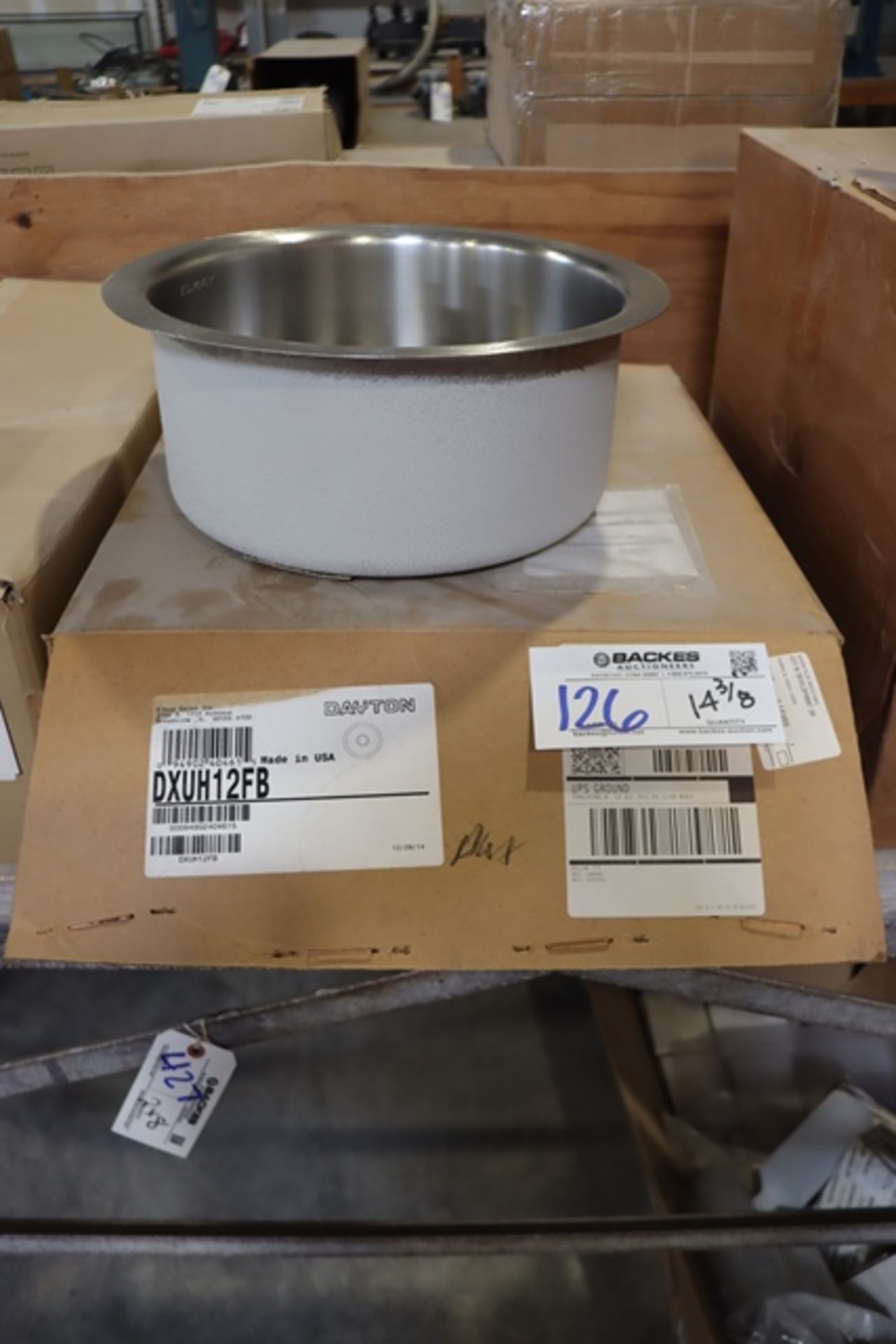 New Dayton DXUH12FB stainless sink