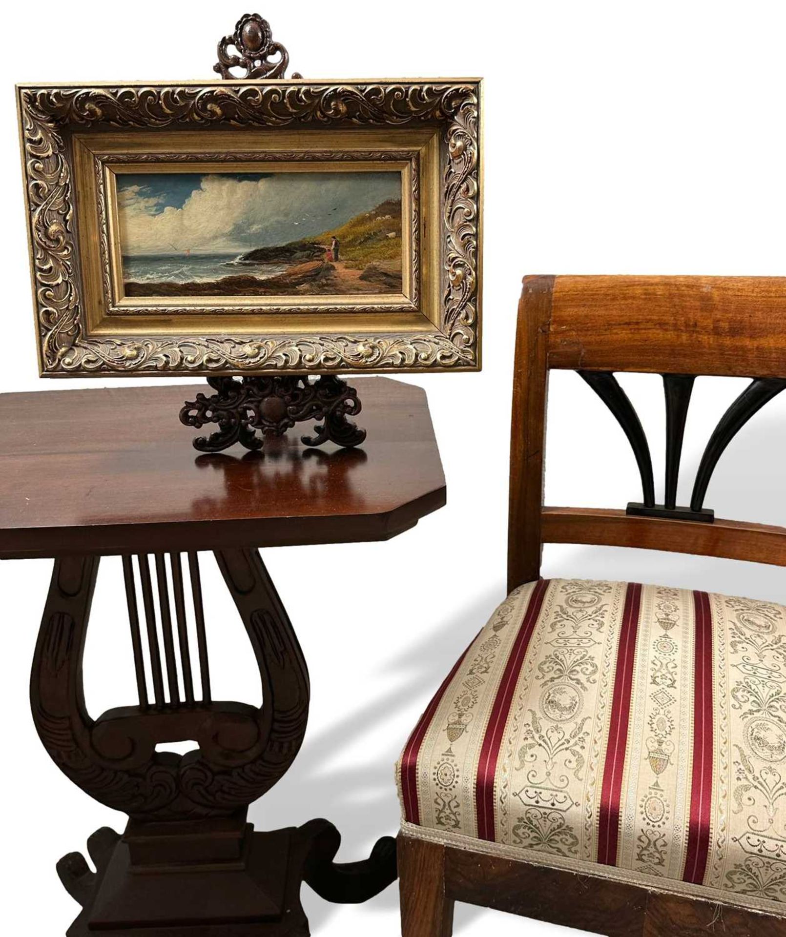 Unidentifizierter Künstler, Ölgemälde maritime Küstenansicht, unbekannt - Bild 2 aus 7