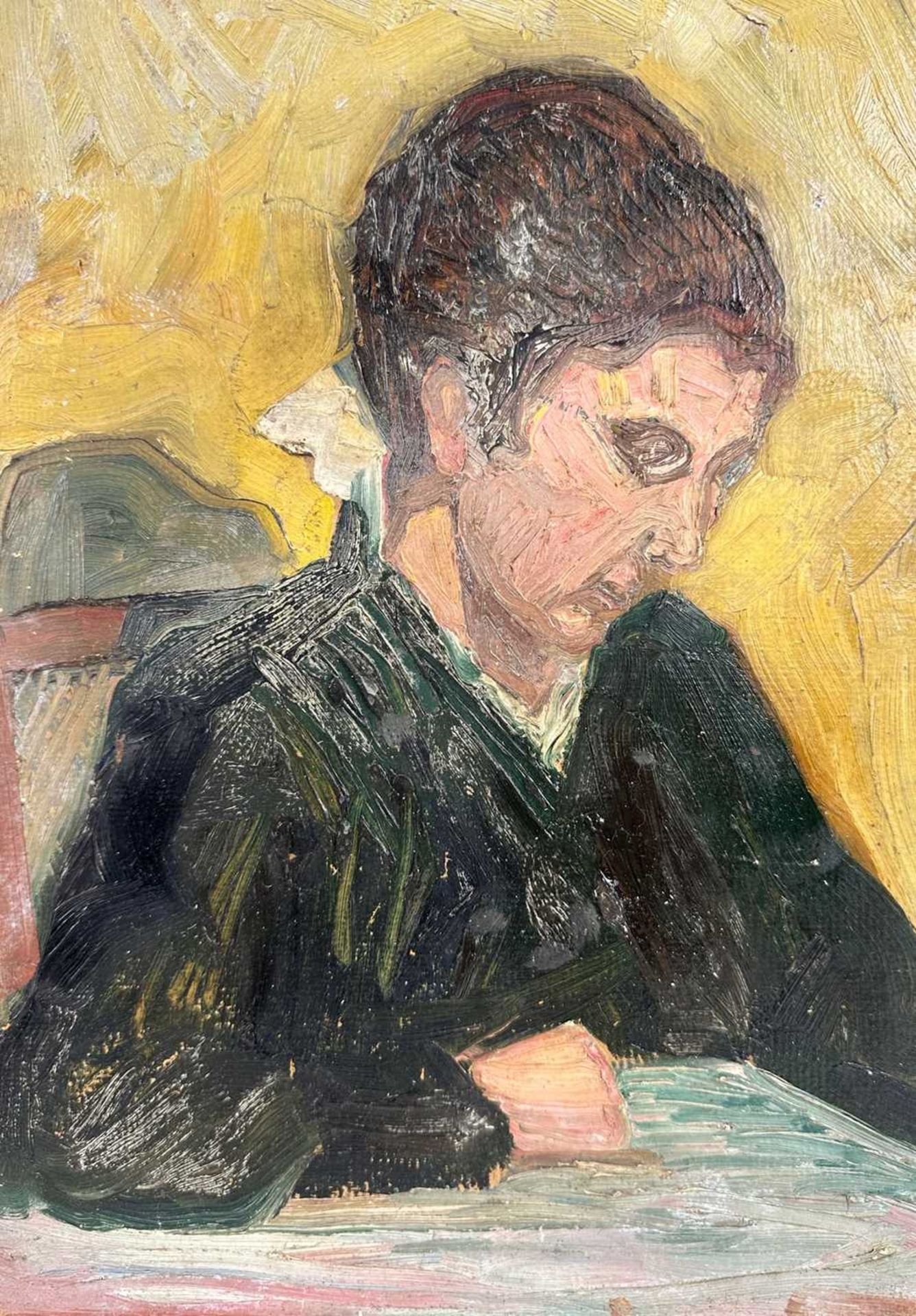 Unidentifizierter Künstler, Ölgemälde Portrait beidseitig, unbekannt - Bild 7 aus 8