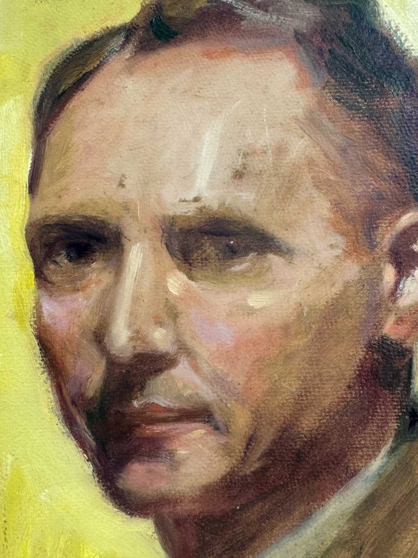 Unidentifizierter Künstler, Ölgemälde Portrait beidseitig, unbekannt - Bild 4 aus 8