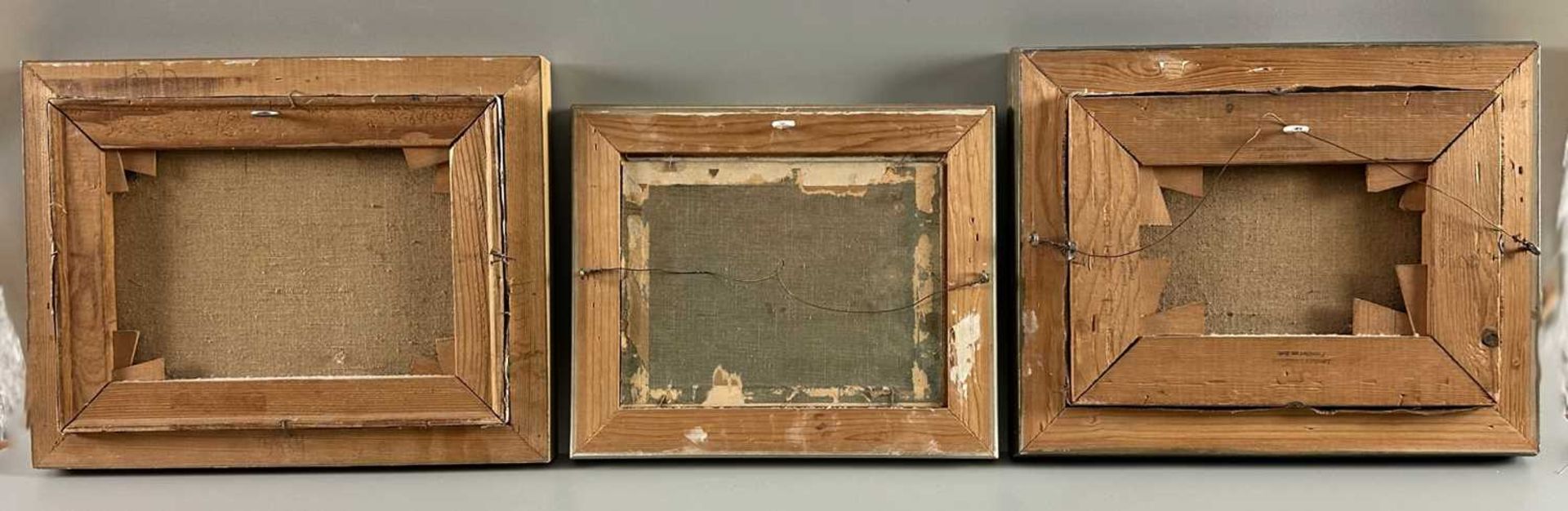 Reiss, O. (tätig um 1922), Konvolut 3 Gemälde Landschaft Stadtansicht um 1922 - Bild 9 aus 9