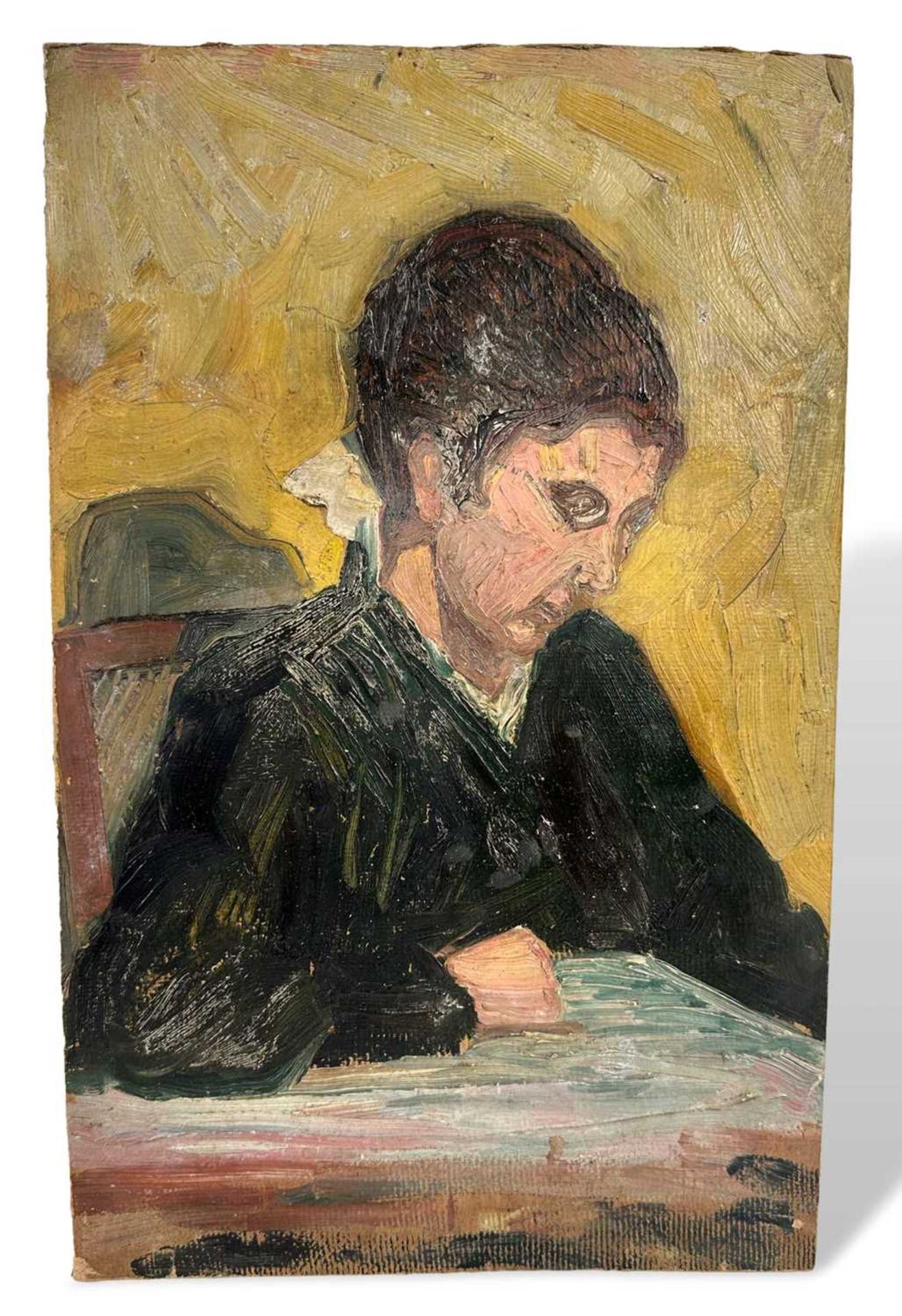 Unidentifizierter Künstler, Ölgemälde Portrait beidseitig, unbekannt - Bild 6 aus 8