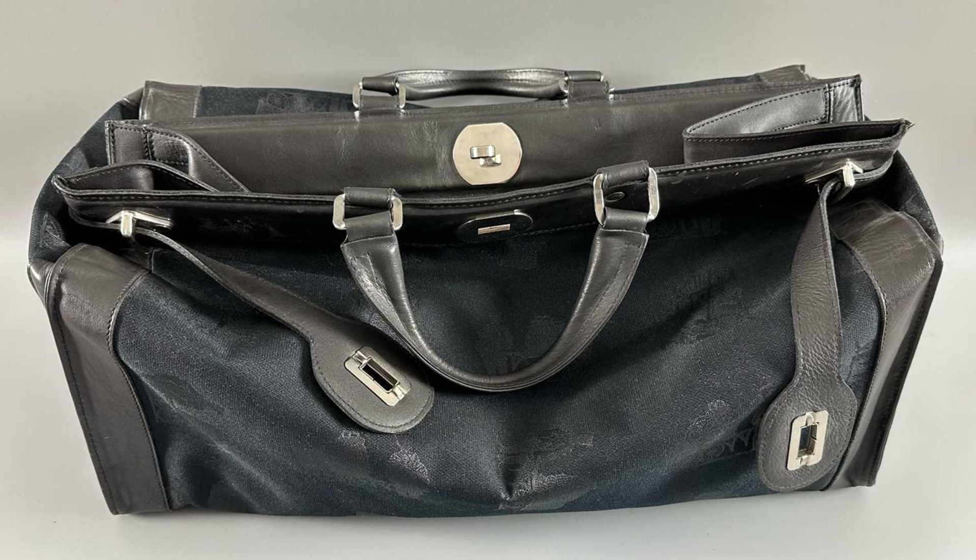 Vintage Reisetasche (oder Handtasche oder Arzttasche), nicht identifizierter Hersteller - Bild 5 aus 12
