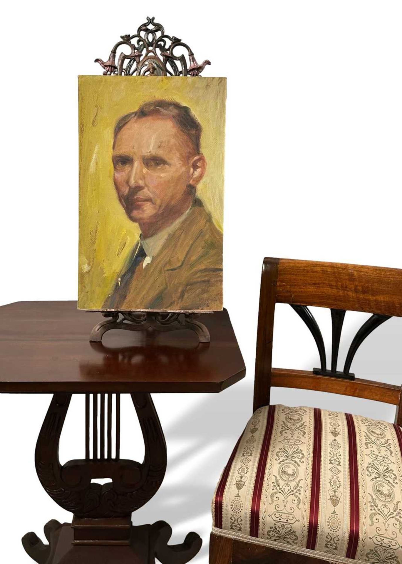 Unidentifizierter Künstler, Ölgemälde Portrait beidseitig, unbekannt - Bild 2 aus 8