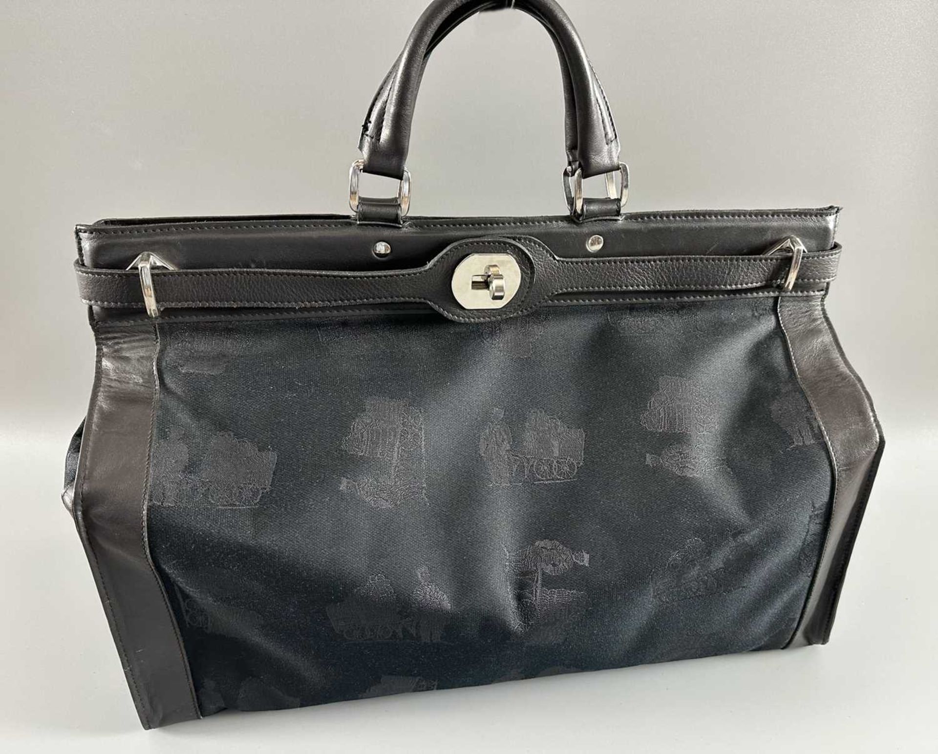 Vintage Reisetasche (oder Handtasche oder Arzttasche), nicht identifizierter Hersteller