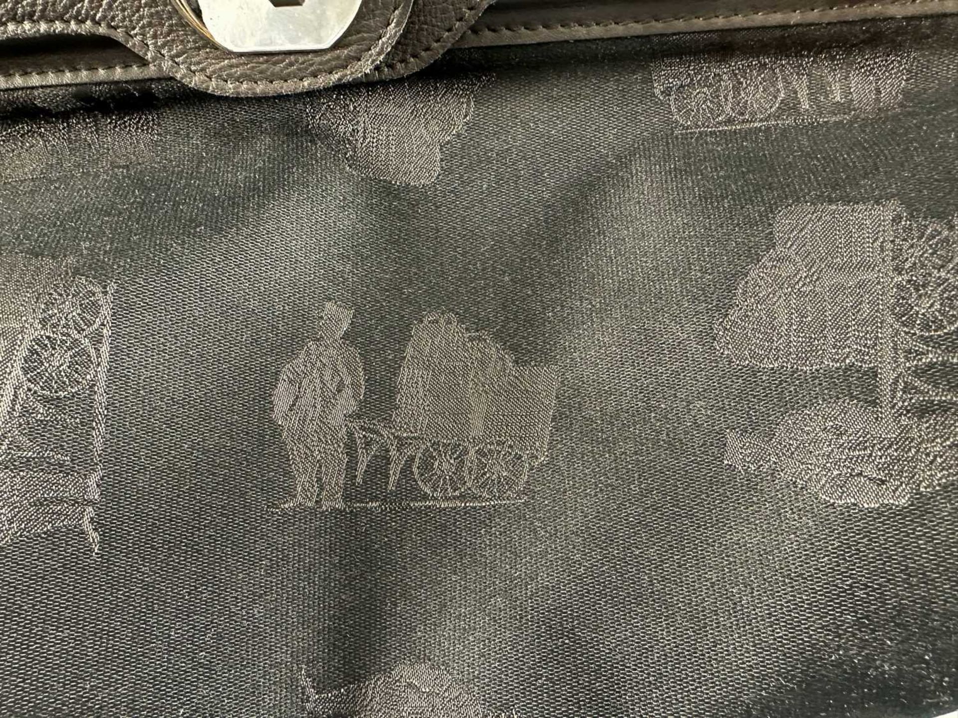 Vintage Reisetasche (oder Handtasche oder Arzttasche), nicht identifizierter Hersteller - Bild 11 aus 12