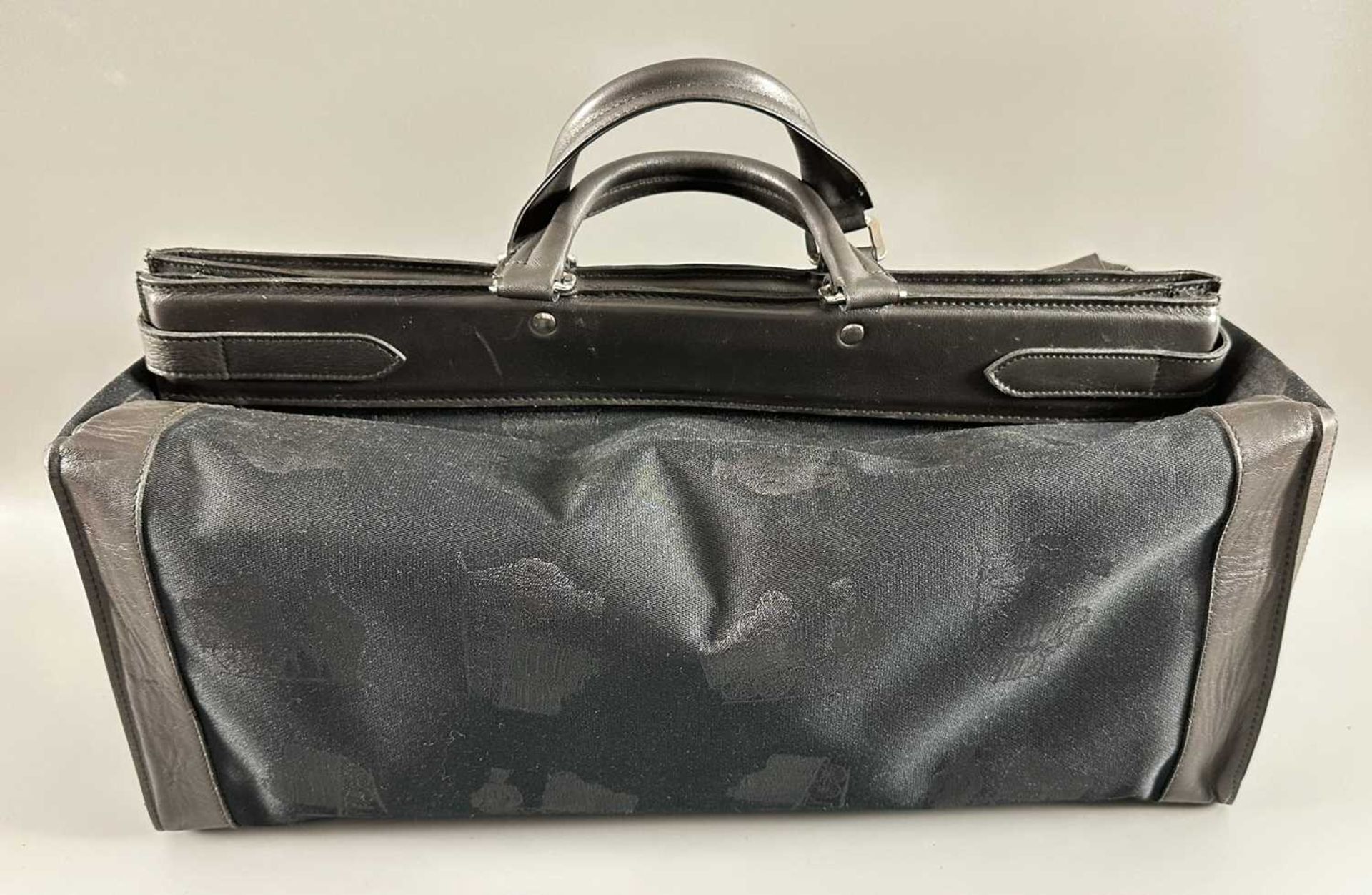 Vintage Reisetasche (oder Handtasche oder Arzttasche), nicht identifizierter Hersteller - Bild 4 aus 12