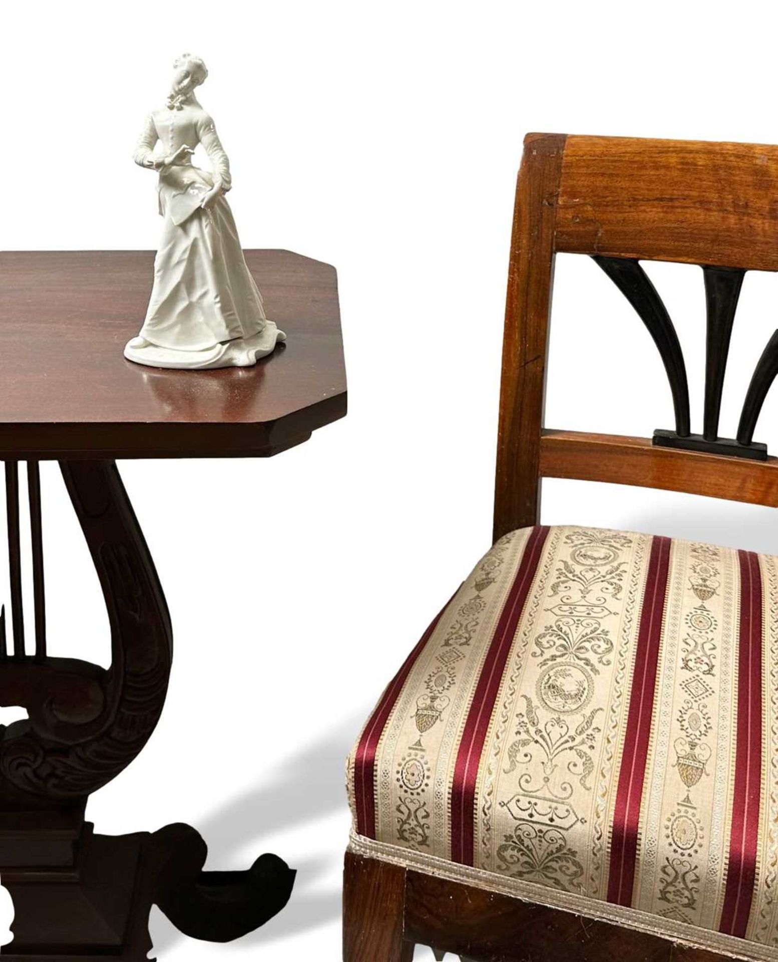 Bustelli, Franz Anton (1723-1763) Entwurf, Nymphenburg Porzellan weiß Figur Julia - Bild 2 aus 7