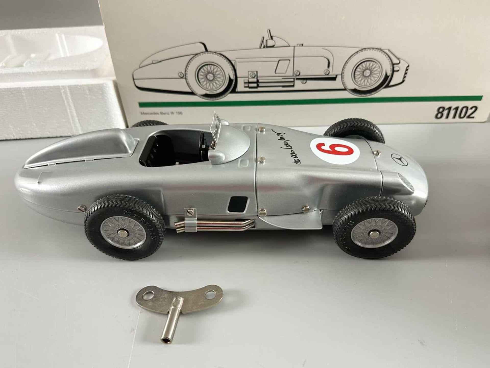 Märklin Metall 81102 Mercedes Silberpfeil W 196 Vedes, mit Originalverpackung und Zertifikat