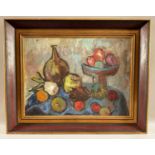 Pader, Ernst (1915-1978), Ölgemälde um 1970 Stillleben Obst und Krug