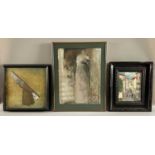 Gemälde Konvolut: Alexander Gajour (geb. 1955) und 2x unleserlich signiert Ölgemälde