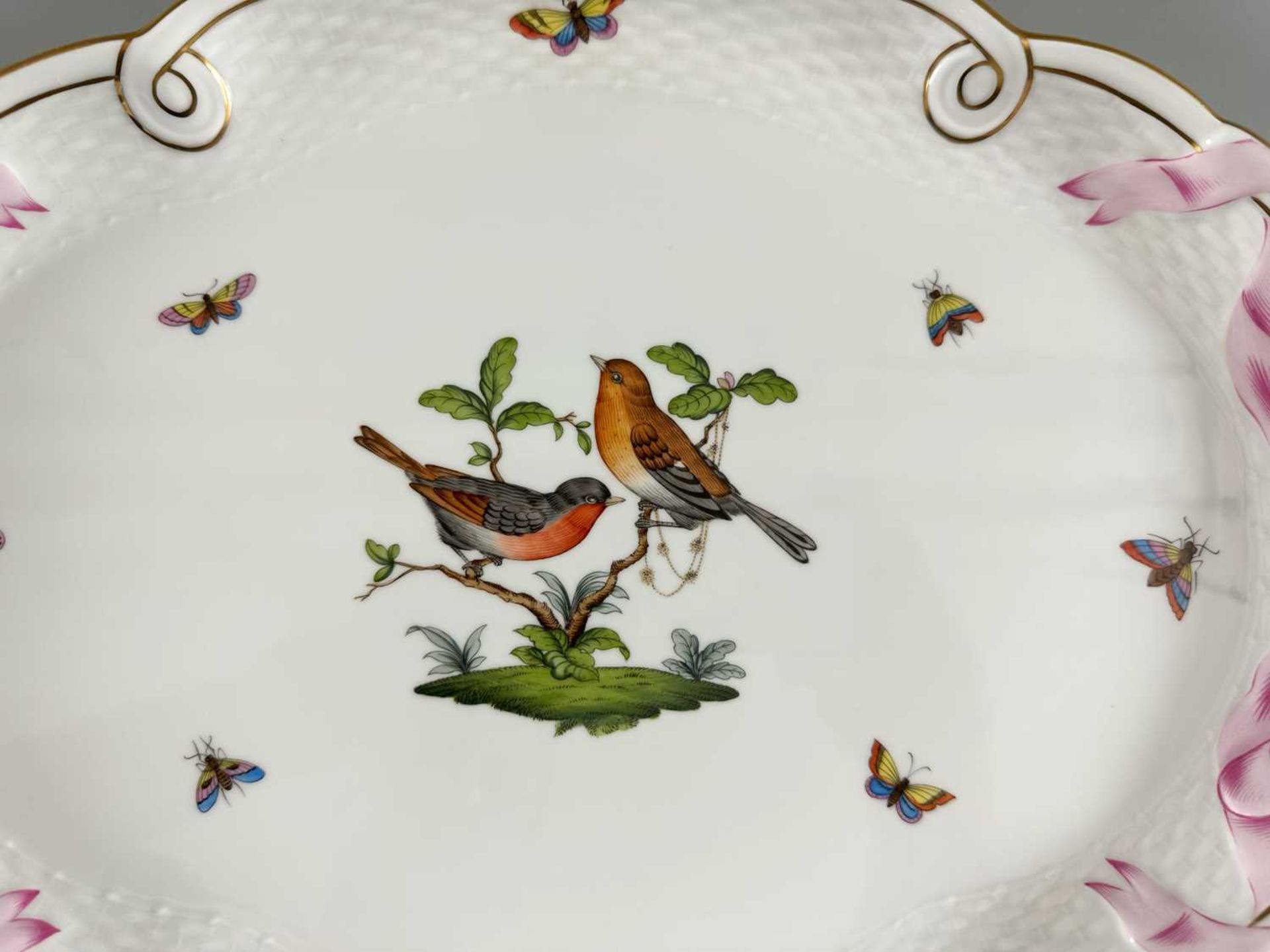 Herend Service, insgesamt 18 Teile, wohl Serie Rothschild, Dekor RO - Bild 4 aus 7